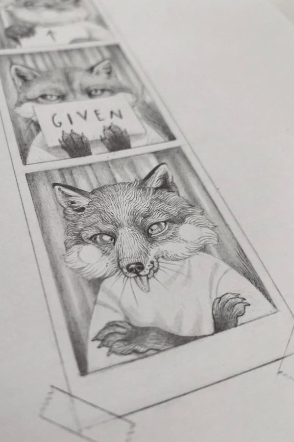 'No Fox Given' Fine Art Print - A5